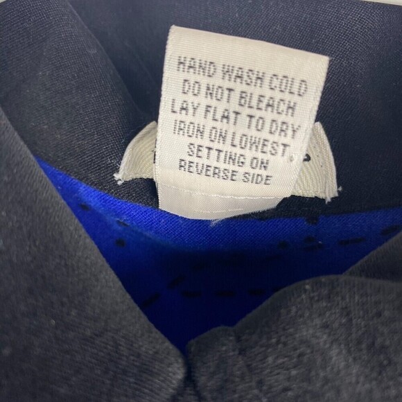 Notations Jacket Womens Medium Petite Blue Black Lightweight Full Zip Casual - Picture 6 of 6